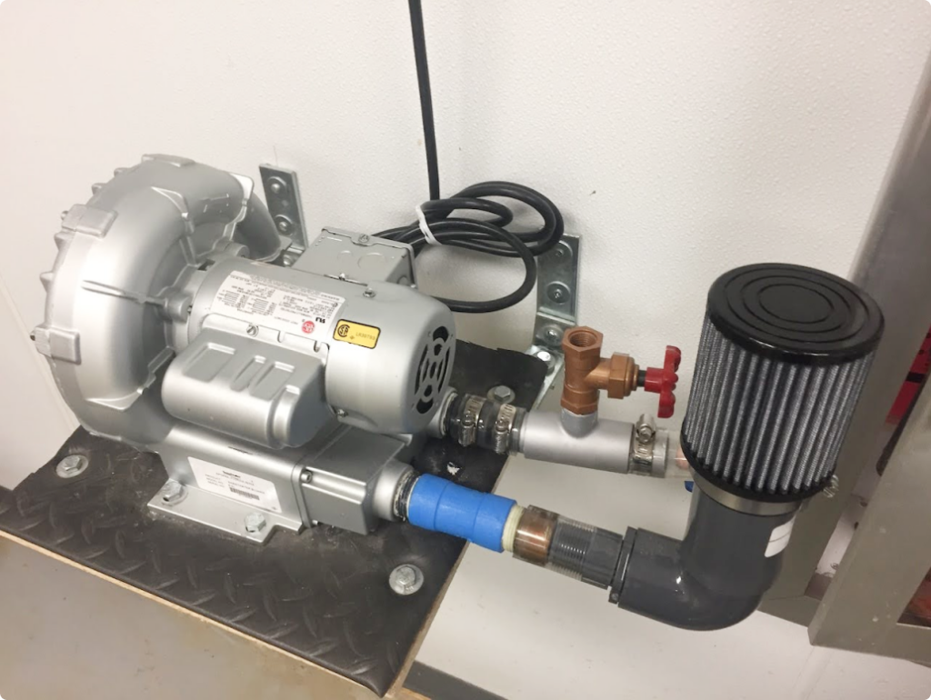 Photo of a large air blower