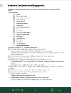 Screenshot of Kelp Spore Seeding Protocol for Nursery Technicians: Step-by-Step Guide