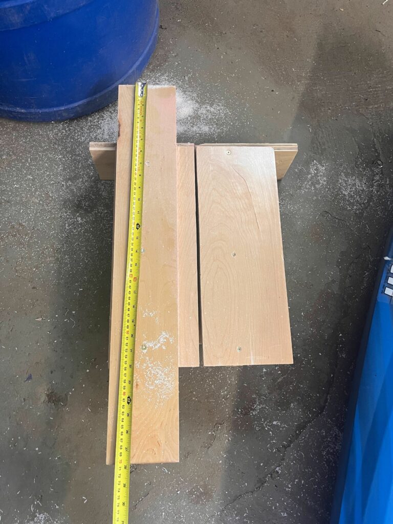 Cutting spool top angle